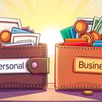 Separate personal and business accounts to simplify reporting