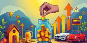 Build emergency savings in a separate high-interest account