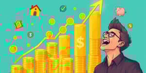 Track net worth over time to measure true progress