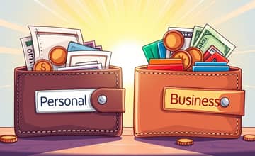 Separate personal and business accounts to simplify reporting