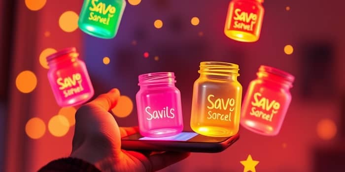 Utilize goal-based savings tools in your bank’s app